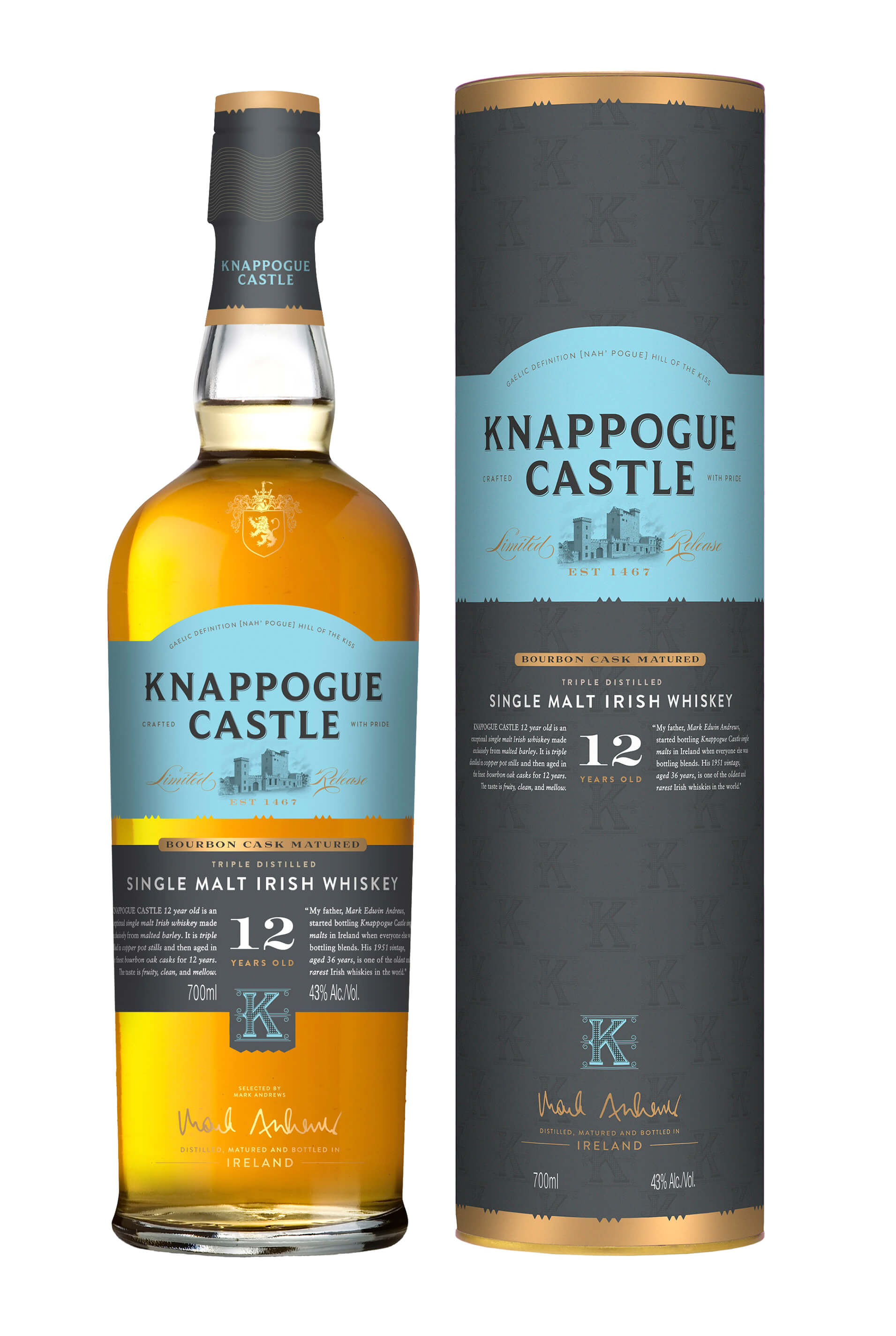 Knappogue Castle 12 Year Old 43%