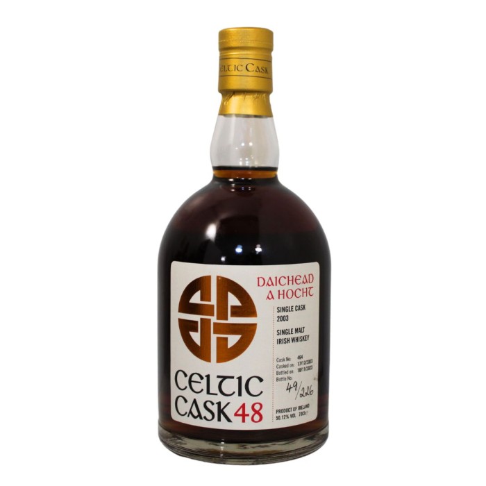 Celtic Cask 48 Daichead a Hocht 2003 