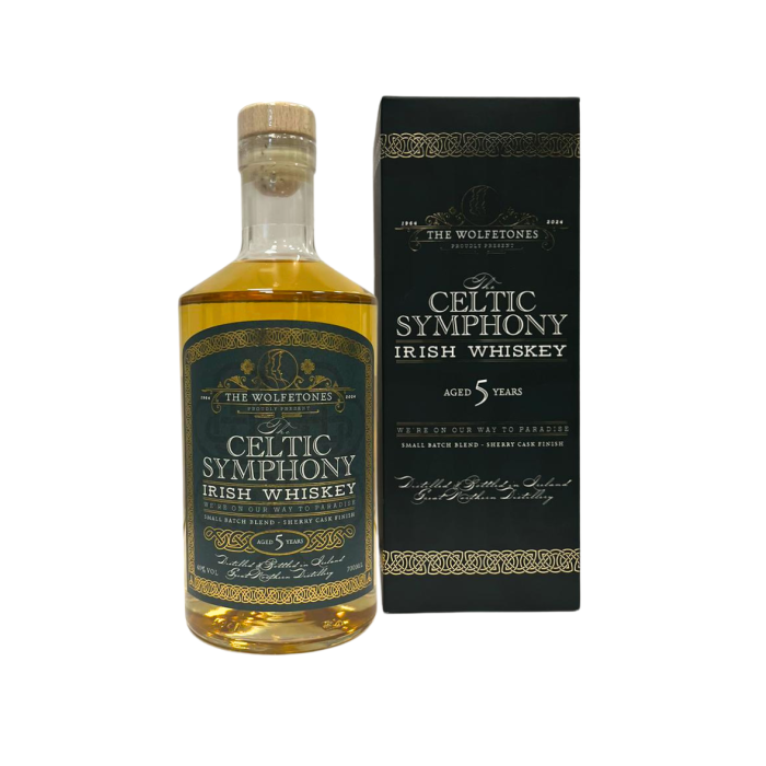 Celtic Symphony 5 Year Old Small Batch Irish Whiskey by The Wolfe Tones
