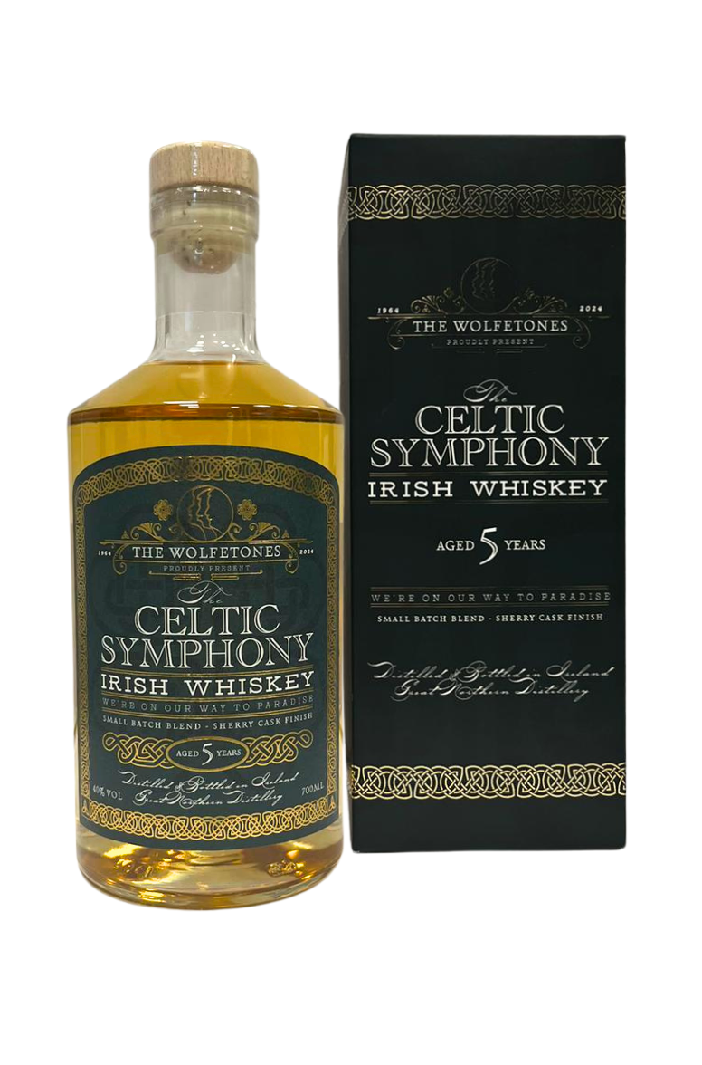 Celtic Symphony 5 Year Old Small Batch Irish Whiskey by The Wolfe Tones