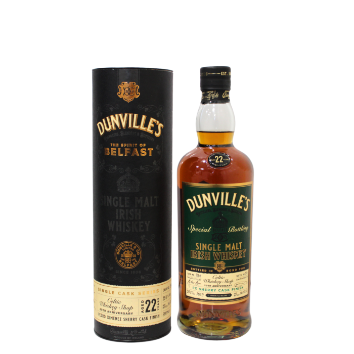 Dunvilles 22 Year Old Celtic Whiskey Shop Exclusive 