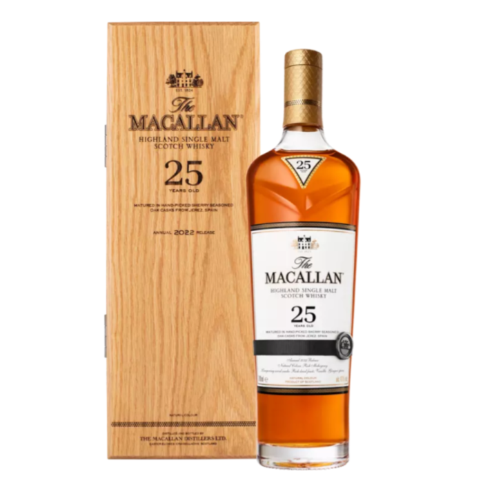 Macallan 25 Year Old 2022 Sherry Cask