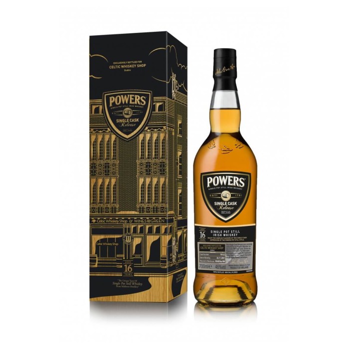 Powers 16 Year Old Single Cask #70142 Celtic Whiskey  Exclusive