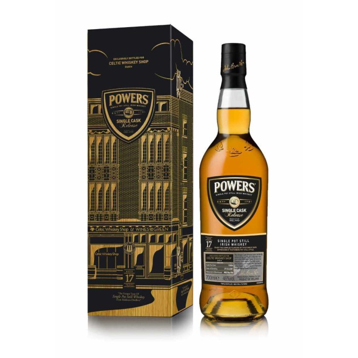 Powers 17 Year Old Single Cask 15856 Single Pot Still