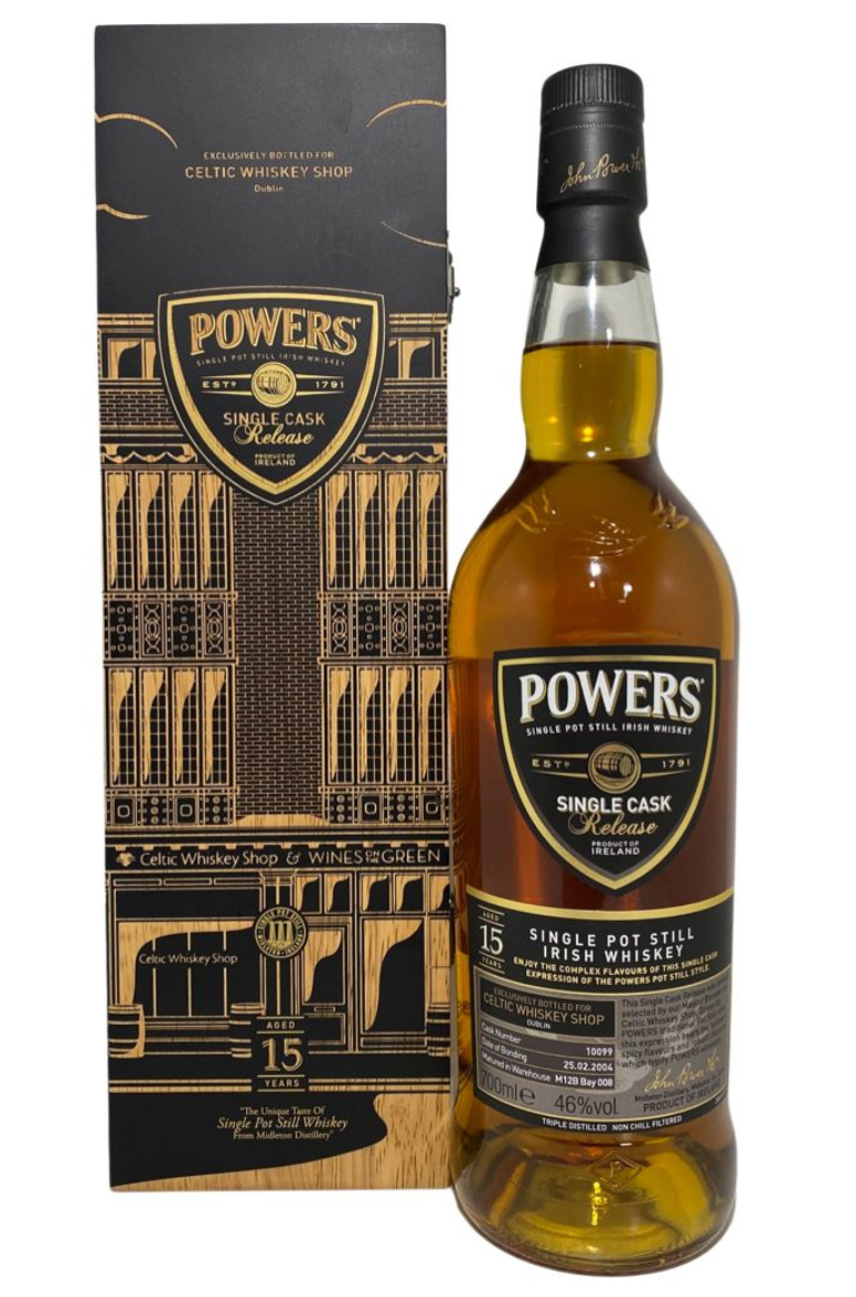 Powers 15 Year Old Single Cask #10099 Celtic Whiskey Shop Exclusive