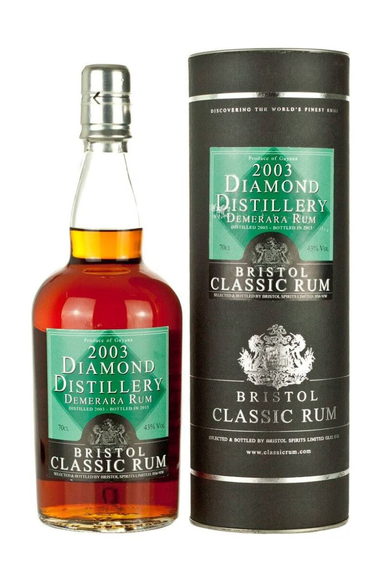 Bristol Diamond Dist 2003 Guyana Rum