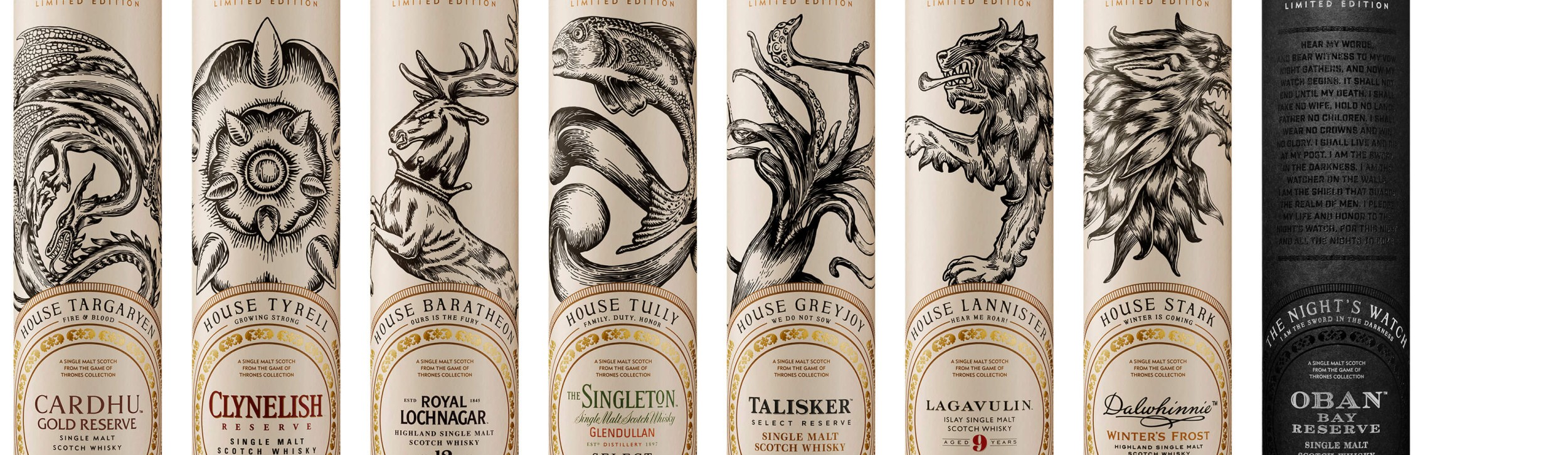 Game of Thrones Whisky Tasting Thursday 23rd May