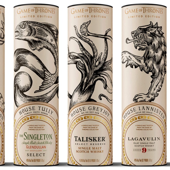 Game of Thrones Whisky Tasting Thursday 23rd May