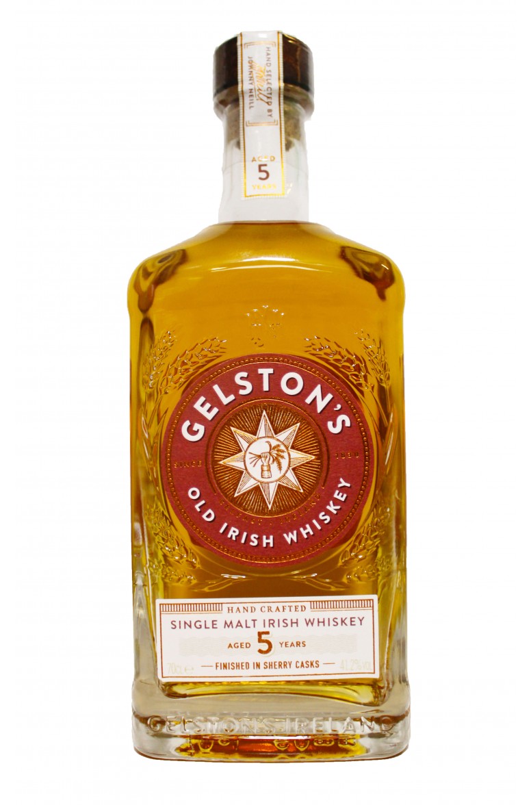 Gelston's 5 Year Old Single Malt w/Free 5cl Bottle of Gelston's Blended Irish Whiskey