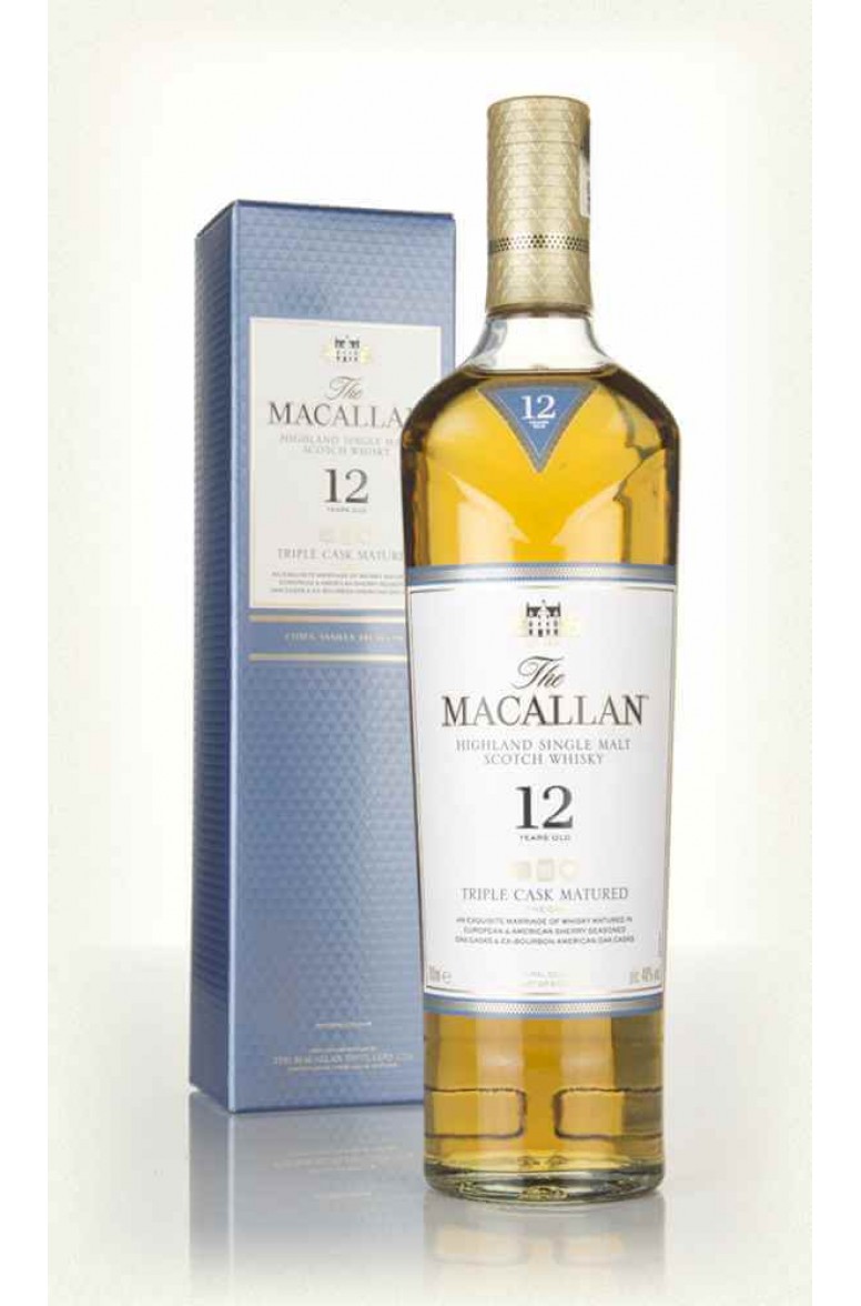 Triple Cask Matured 12 year old Whisky 70cl Macallan 