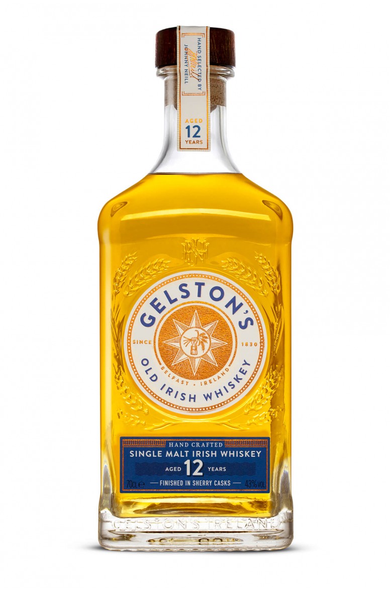 Gelston's 12 Year Old Sherry Cask w/Free 5cl Bottle of Gelston's Blended Irish Whiskey