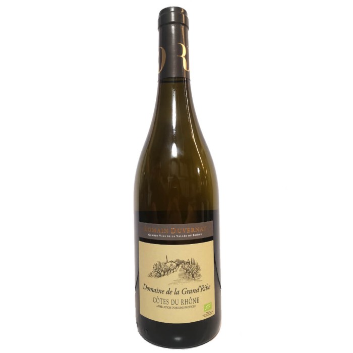 Romain Duvernay Domaine De La Grand Ribe Cotes Du Rhone Blanc 