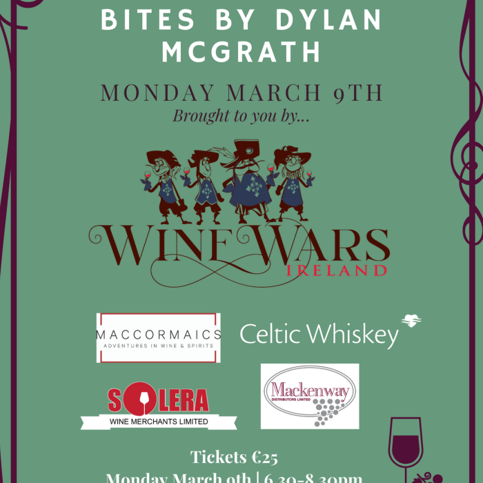Wine Wars Tasting 9th March