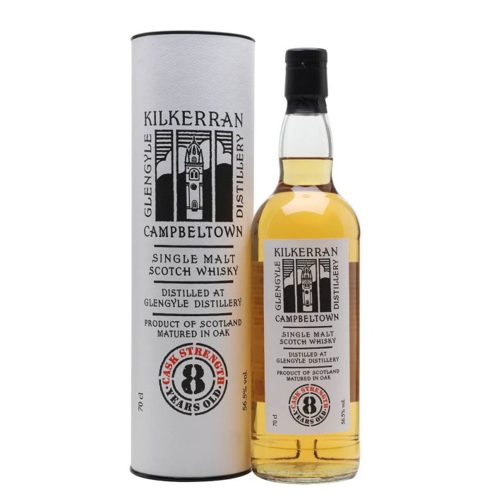 Kilkerran 8 Year Old Cask Strength 56.5% 