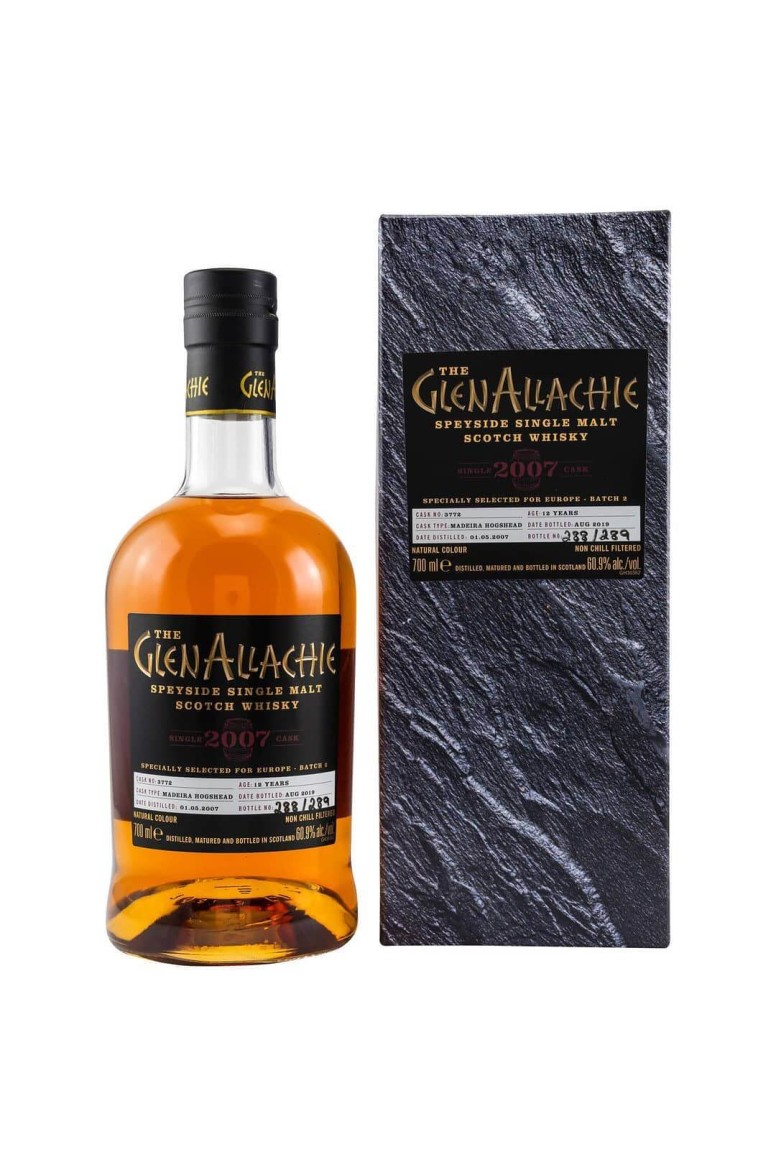 GlenAllachie 2007 #3772 12 Year Old Single Cask 