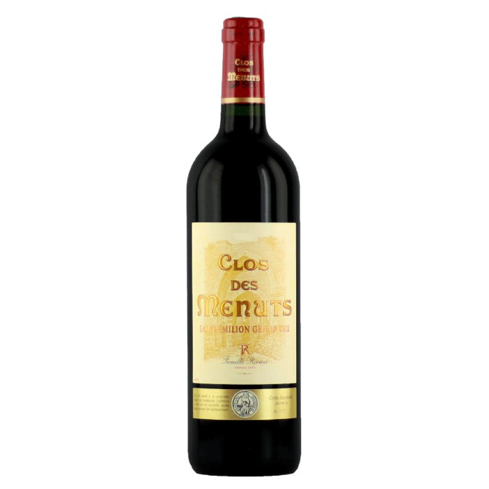 Clos Des Menuts St Emilion 2018