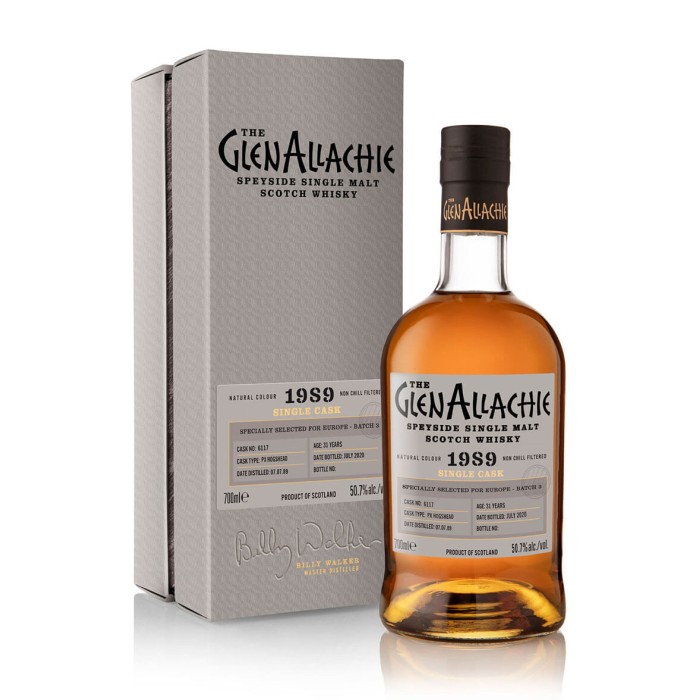 Glenallachie #6117 1989 Single Cask 70cl
