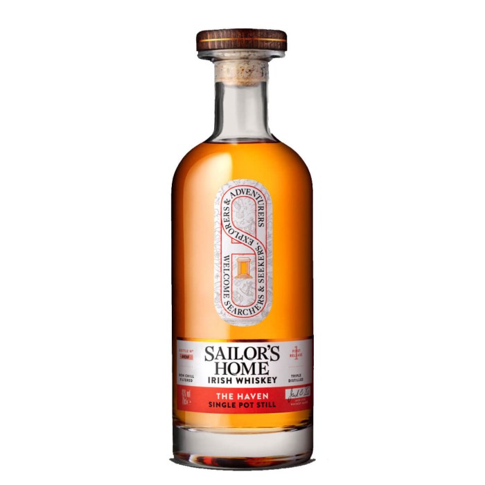 Sailor's Home The Haven Single Pot Still Irish Whiskey