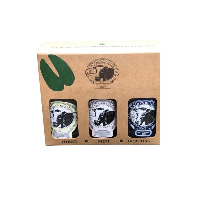 Bertha's Revenge Mini Gift Pack 3 X 5cl