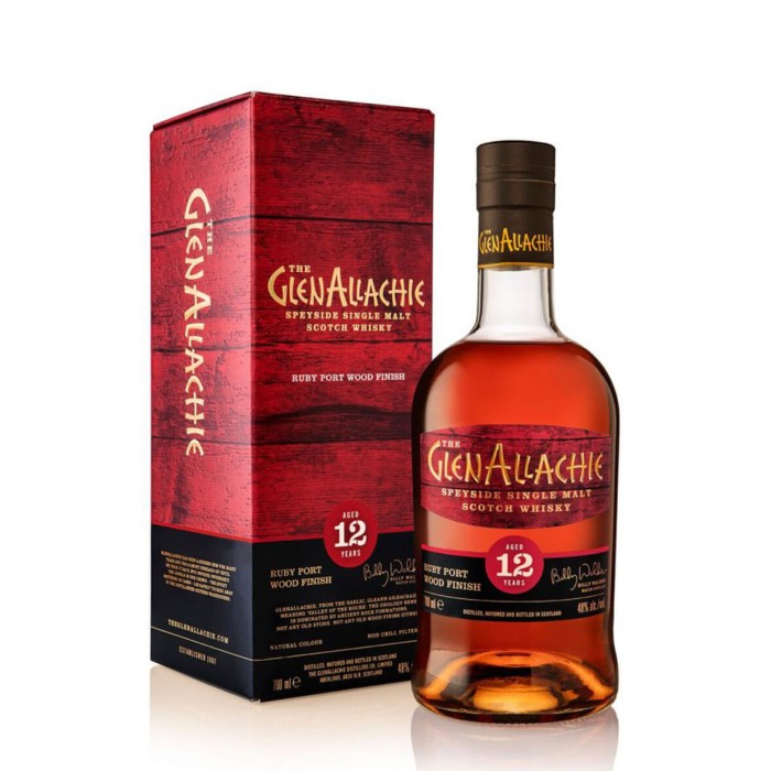 Glenallachie 12 Year Old Ruby Port Finish Single Malt
