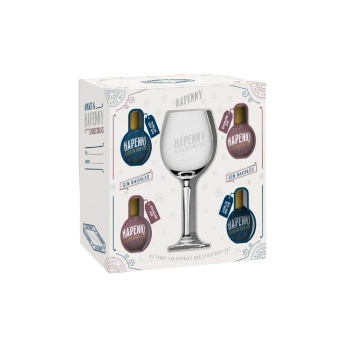 Ha'Penny Gin Bauble Gift Set 