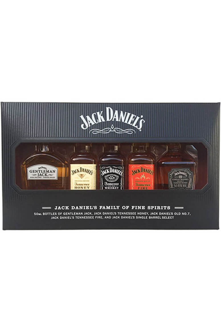 Jack Daniels Family Mini Pk 5 X 5cl