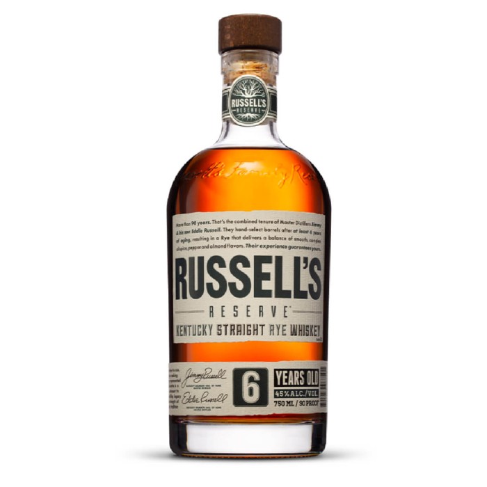 Russells Reserve Rye 6 Year Old