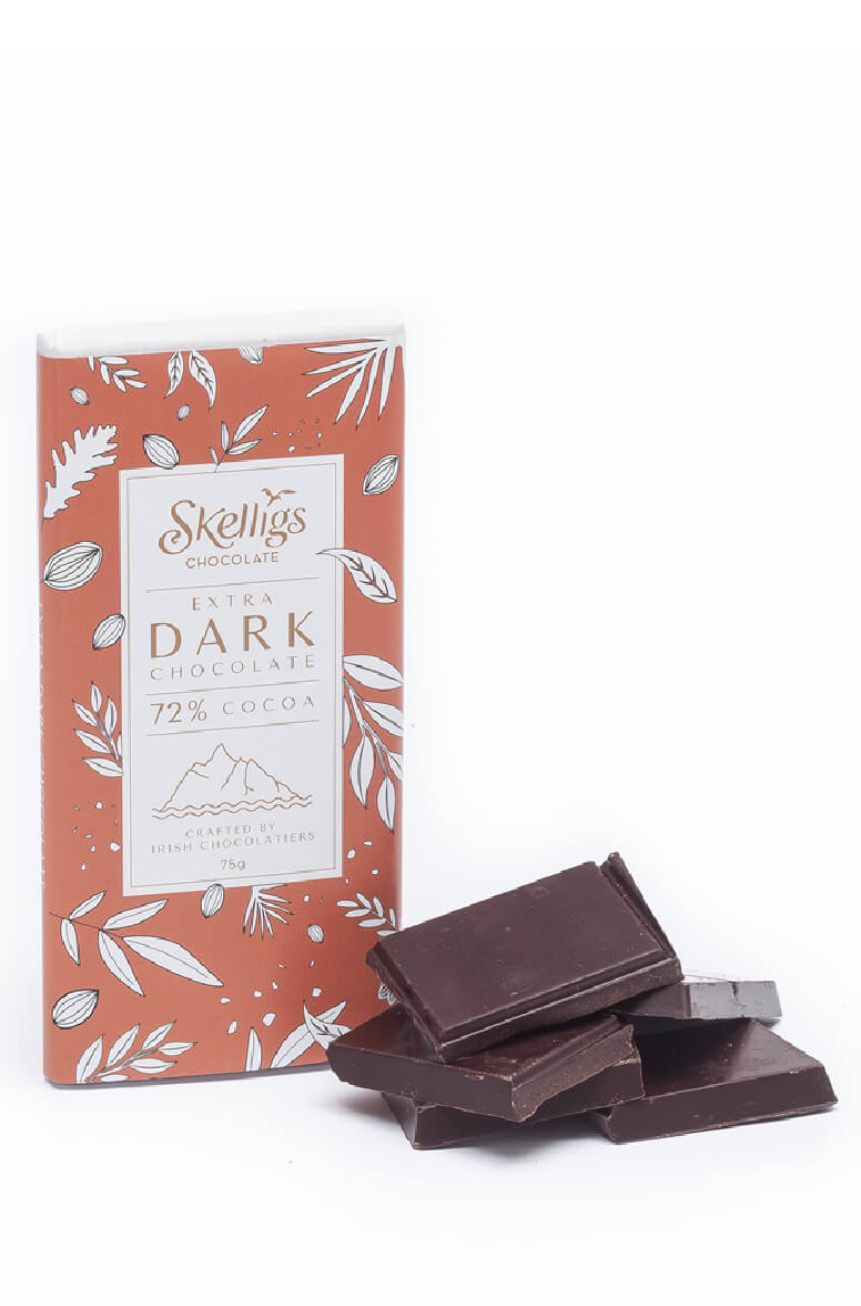 Skelligs Dark Chocolate 72% 75g