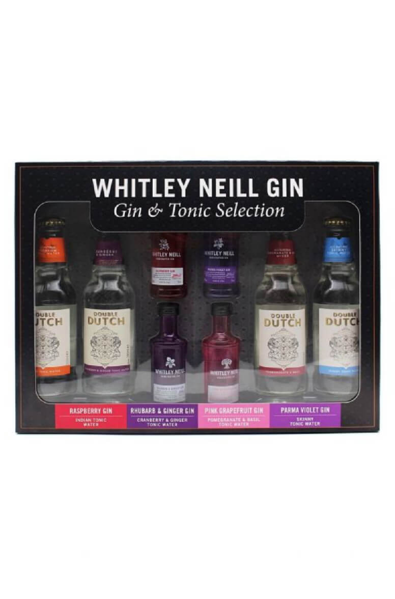 Whitley Neill Gin 5cl & Tonic 20cl X 4 Set