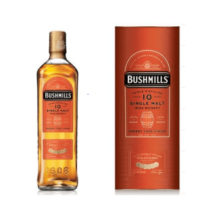 Bushmills 10 Year Old Sherry Cask Finish (1 Litre)