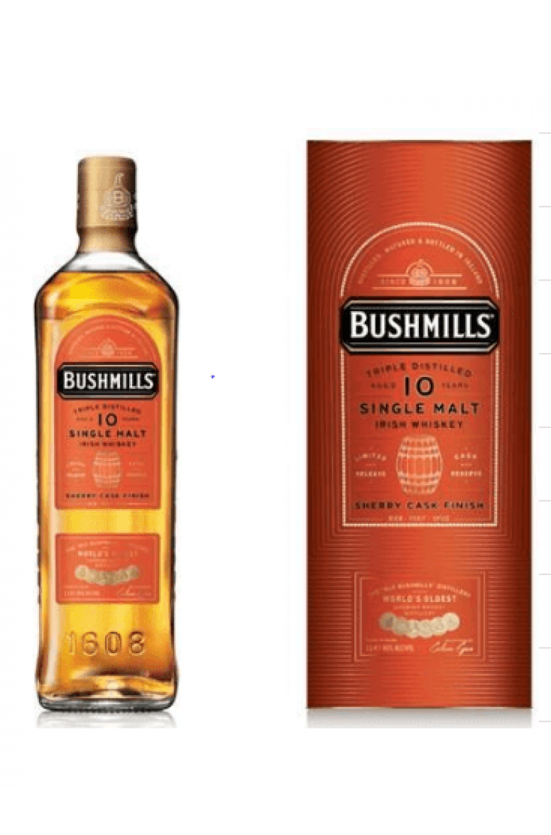 Bushmills 10 Year Old Sherry Cask Finish (1 Litre)