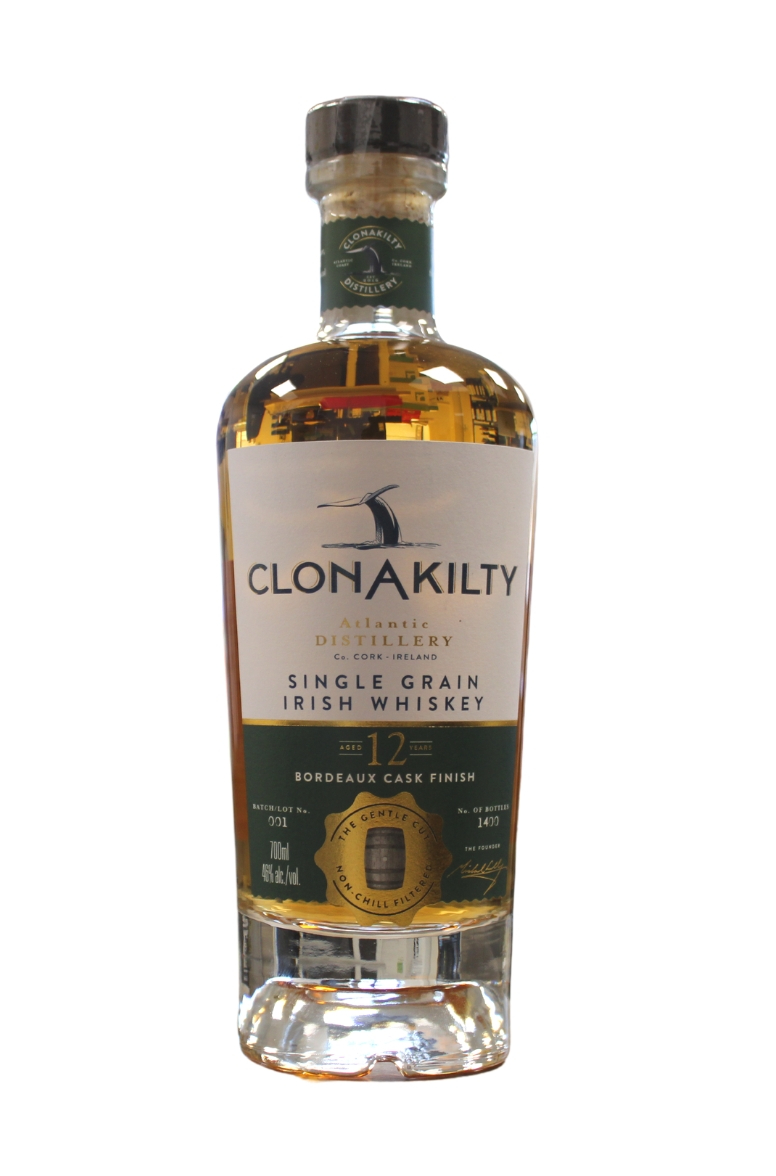 Clonakilty 12 Year Old Single Grain Irish Whiskey