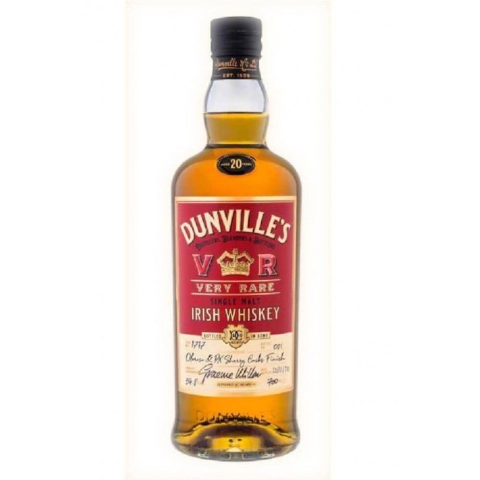 Dunville's 20 Year Old Oloroso & PX Sherry Casks Finish
