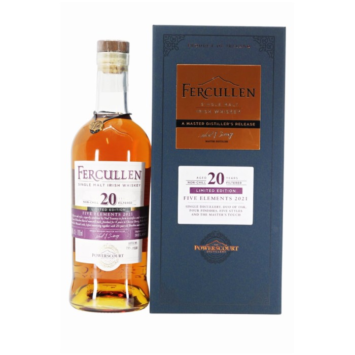 Fercullen 20 Year Old  5 Elements Single Malt  