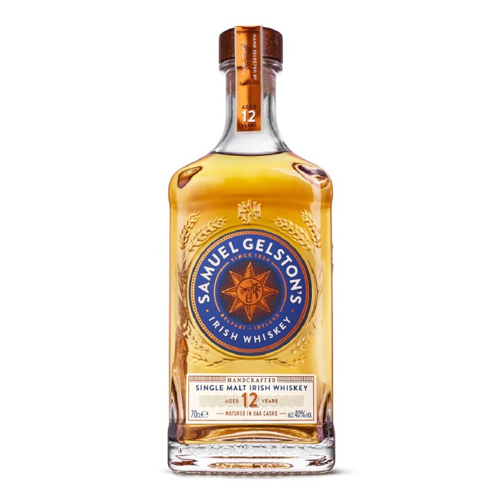 Gelston's 12 Year Old Single Malt Irish Whiskey