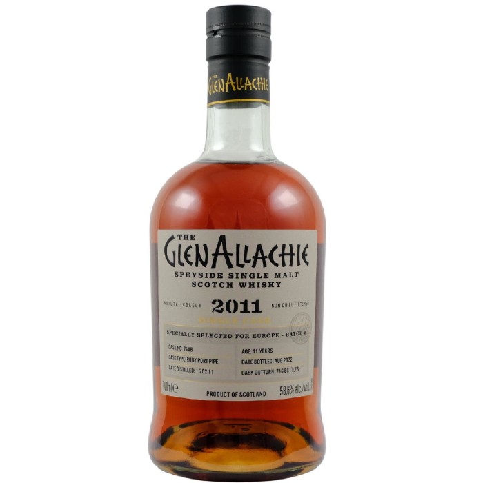 Glenallachie 2011 Ruby Port Pipe Single Cask #7448