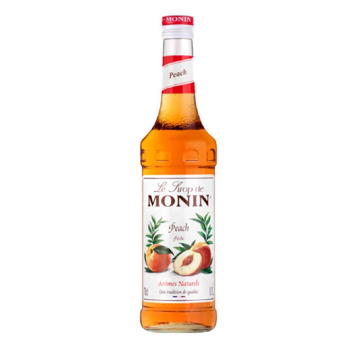 Monin Peach Syrup 70cl