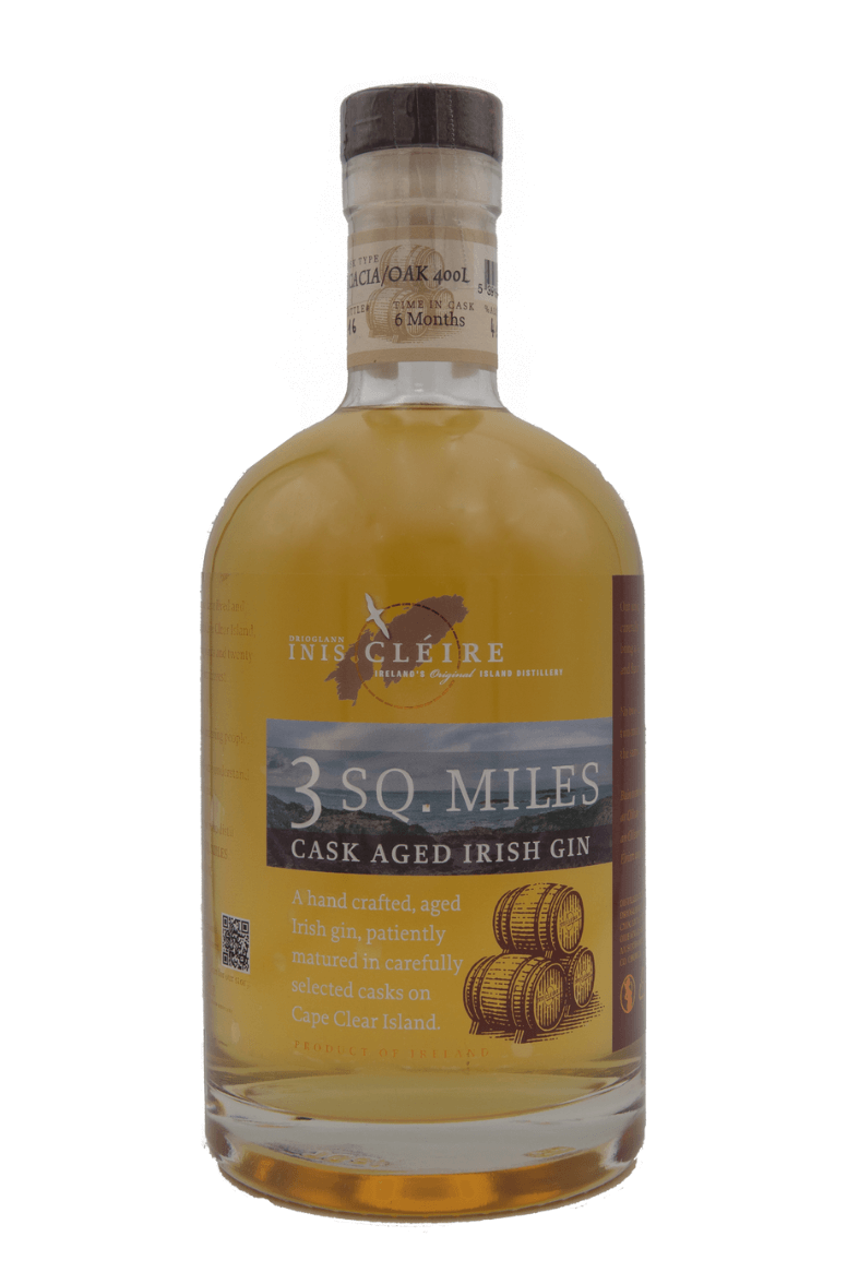 3 Sq Miles Cask Aged Irish Gin 