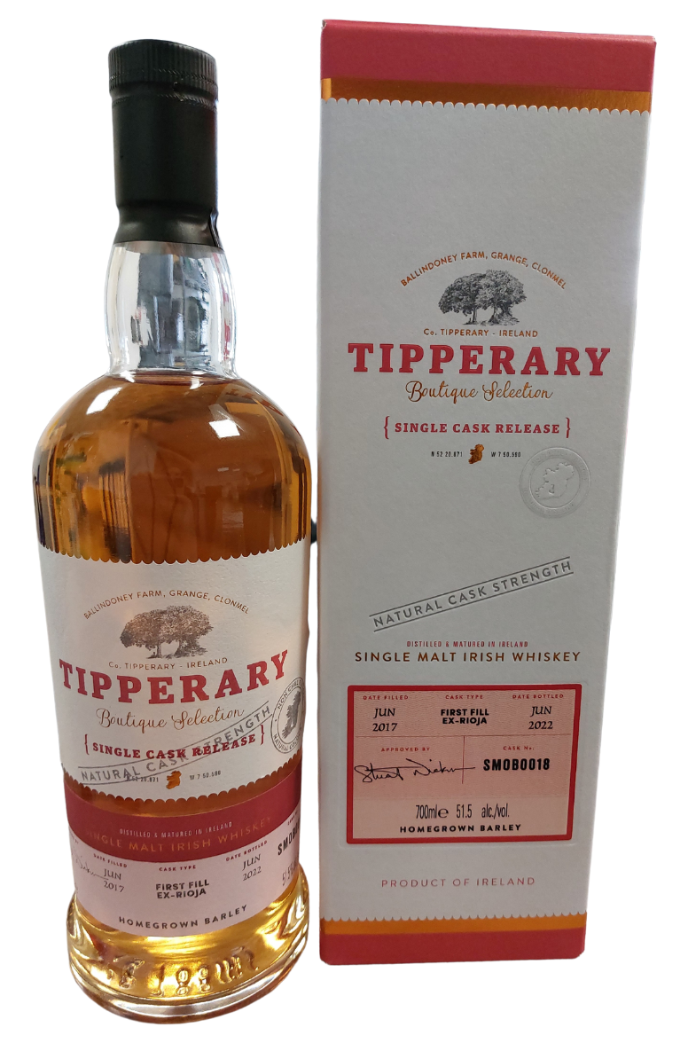 Tipperary Homegrown Barley Single Cask Whiskey Live Dublin 2022 Exclusive