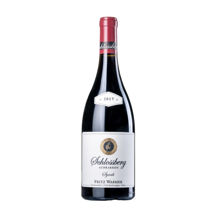 Fritz W Schlossberg Achkarren Syrah