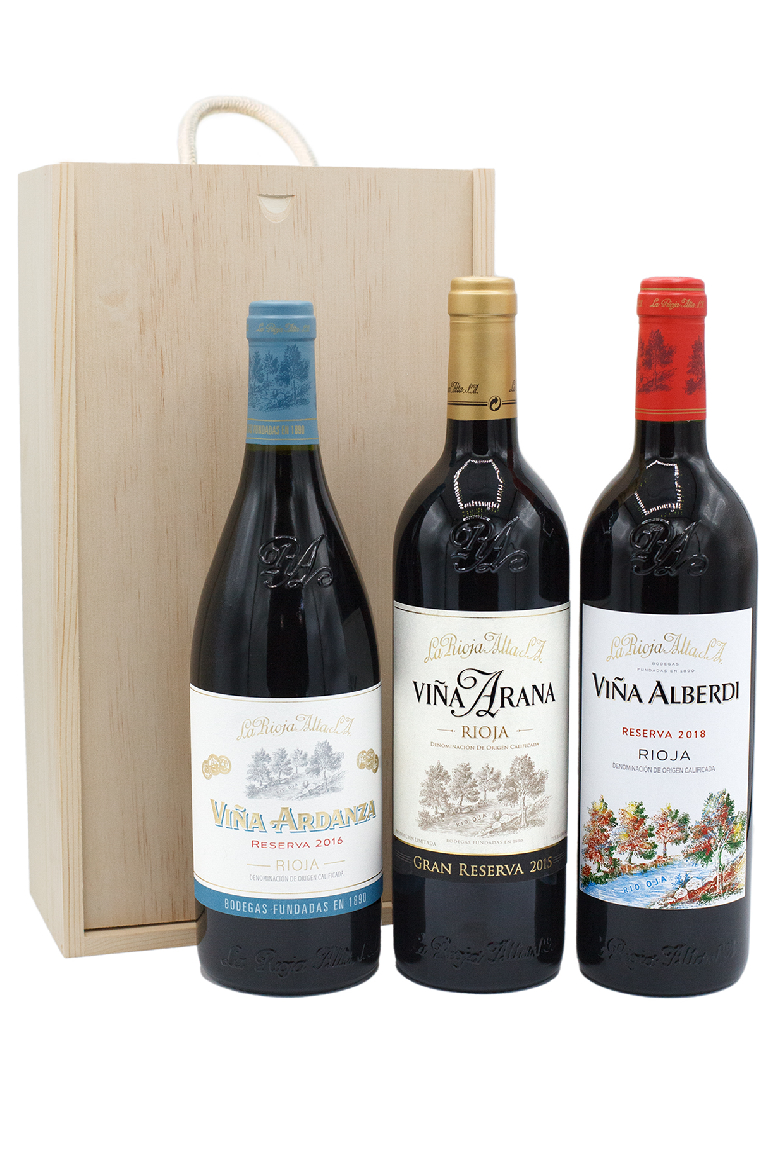 Rioja Alta 3 Bottle Set Alberdi, Arana & Ardanza