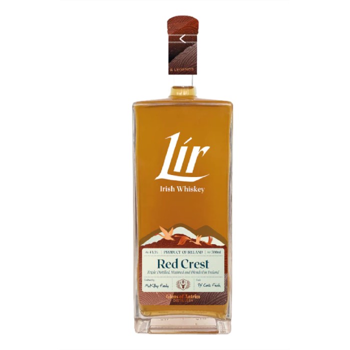 Lir Irish Whiskey Red Crest