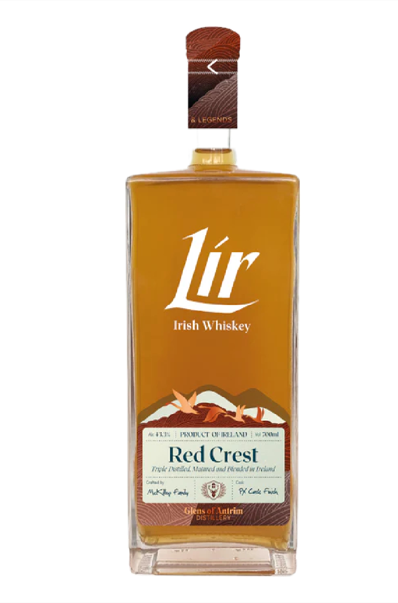 Lir Irish Whiskey Red Crest