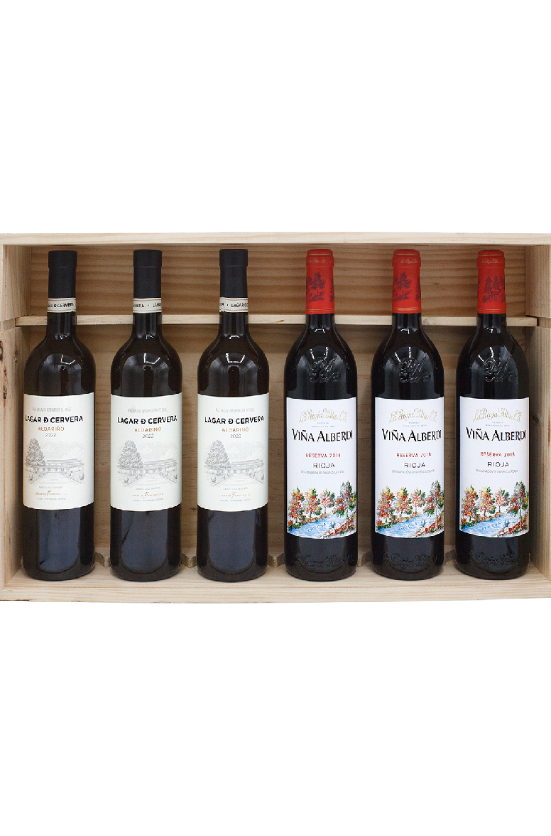 Rioja Alta 6 Bottle Gift Set x3 Alberdi, x3 Lagar