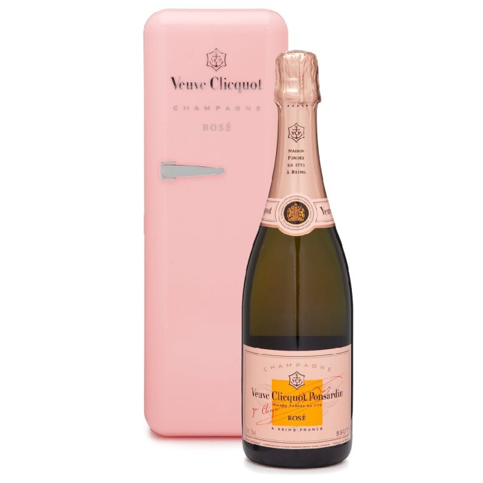Veuve Clicquot Smeg Fridge Rose Label