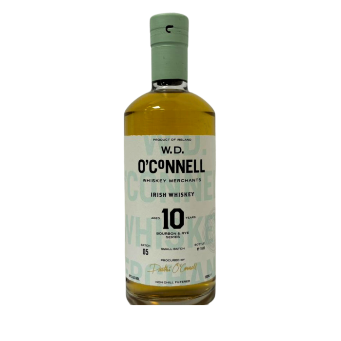 W.D. O'Connell 10 Year Irish Whiskey Bourbon & Rye Series Batch 5