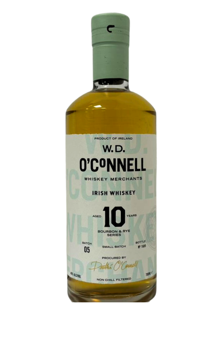 W.D. O'Connell 10 Year Irish Whiskey Bourbon & Rye Series Batch 5