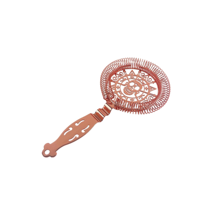Copper Plated Skull Strainer (3977)