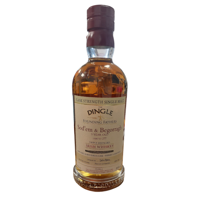 Dingle Founding Fathers 9 Year Old Cask Strength Sod'em & Begorragh Cask #277