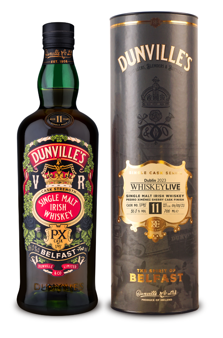 Dunvilles 11 Year Old PX Cask Whiskey Live Exclusive Cask 1798
